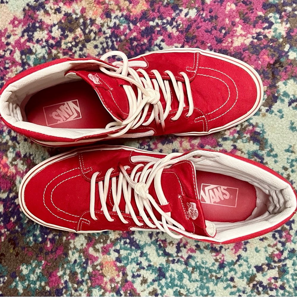 VANS Sk8-Hi Racing Red shoes